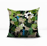 Nogi Leopard Reversible Indoor/Outdoor Square Pillow