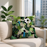 Nogi Leopard Reversible Indoor/Outdoor Square Pillow