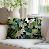 Nogi Leopard Reversible Indoor/Outdoor Square Pillow