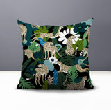 Nogi Leopard Reversible Indoor/Outdoor Square Pillow