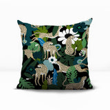Nogi Leopard Reversible Indoor/Outdoor Square Pillow