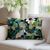 Nogi Leopard Reversible Indoor/Outdoor Square Pillow