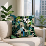Nogi Leopard Reversible Indoor/Outdoor Square Pillow