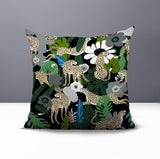 Nogi Leopard Reversible Indoor/Outdoor Square Pillow