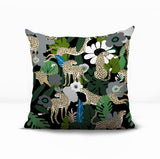 Nogi Leopard Reversible Indoor/Outdoor Square Pillow