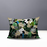 Nogi Leopard Reversible Indoor/Outdoor Rectangle Pillow