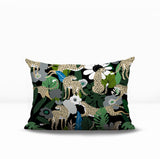 Nogi Leopard Reversible Indoor/Outdoor Rectangle Pillow