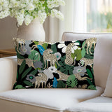 Nogi Leopard Reversible Indoor/Outdoor Square Pillow