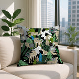 Nogi Leopard Reversible Indoor/Outdoor Square Pillow