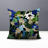 Nogi Leopard Reversible Indoor/Outdoor Square Pillow