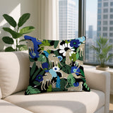 Nogi Leopard Reversible Indoor/Outdoor Square Pillow