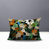 Nogi Leopard Reversible Indoor/Outdoor Rectangle Pillow