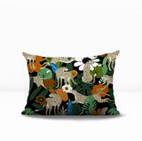 Nogi Leopard Reversible Indoor/Outdoor Rectangle Pillow
