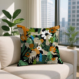 Nogi Leopard Reversible Indoor/Outdoor Square Pillow