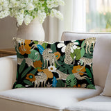 Nogi Leopard Reversible Indoor/Outdoor Square Pillow