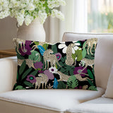 Nogi Leopard Reversible Indoor/Outdoor Square Pillow