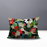 Nogi Leopard Reversible Indoor/Outdoor Rectangle Pillow