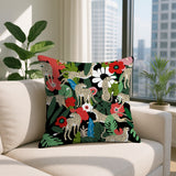 Nogi Leopard Reversible Indoor/Outdoor Square Pillow
