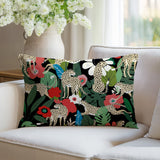 Nogi Leopard Reversible Indoor/Outdoor Square Pillow
