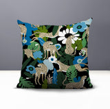 Nogi Leopard Reversible Indoor/Outdoor Square Pillow