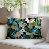 Nogi Leopard Reversible Indoor/Outdoor Square Pillow