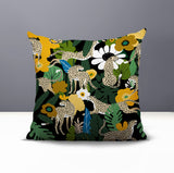 Nogi Leopard Reversible Indoor/Outdoor Square Pillow