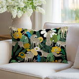Nogi Leopard Reversible Indoor/Outdoor Square Pillow