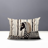 Noko Horse Reversible Indoor/Outdoor Lumbar Pillow