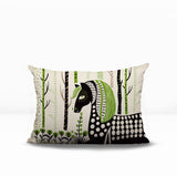 Noko Horse Reversible Indoor/Outdoor Lumbar Pillow