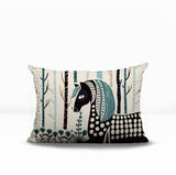 Noko Horse Reversible Indoor/Outdoor Lumbar Pillow