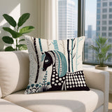 Noko Horse Reversible Indoor/Outdoor Lumbar Pillow