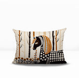 Noko Horse Reversible Indoor/Outdoor Lumbar Pillow
