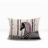 Noko Horse Reversible Indoor/Outdoor Lumbar Pillow