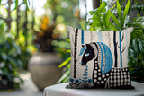Noko Horse Reversible Indoor/Outdoor Lumbar Pillow