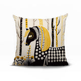 Noko Horse Reversible Indoor/Outdoor Square Pillow