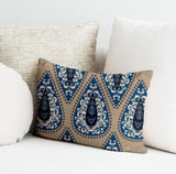 Norah Paisley Reversible Indoor/Outdoor Rectangular Pillow