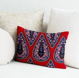 Norah Paisley Reversible Indoor/Outdoor Rectangular Pillow