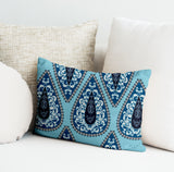 Norah Paisley Reversible Indoor/Outdoor Rectangular Pillow