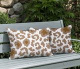 Norbert Zebra Print Indoor/Outdoor Reversible Rectangular Pillow