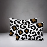 Norbert Zebra Print Indoor/Outdoor Reversible Rectangular Pillow