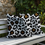 Norbert Zebra Print Indoor/Outdoor Reversible Square Pillow