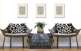 Norbert Zebra Print Indoor/Outdoor Reversible Rectangular Pillow