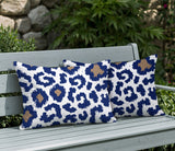 Norbert Zebra Print Indoor/Outdoor Reversible Rectangular Pillow