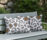 Norbert Zebra Print Indoor/Outdoor Reversible Rectangular Pillow