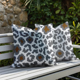 Norbert Zebra Print Indoor/Outdoor Reversible Square Pillow