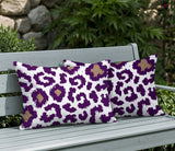 Norbert Zebra Print Indoor/Outdoor Reversible Rectangular Pillow