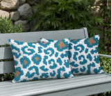Norbert Zebra Print Indoor/Outdoor Reversible Rectangular Pillow