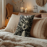 Roxanne Faux Linen Lumber Pillow
