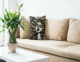 Roxanne Faux Linen Lumber Pillow