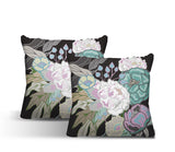 Nouvel Floral Reversible Indoor/Outdoor Square Pillow